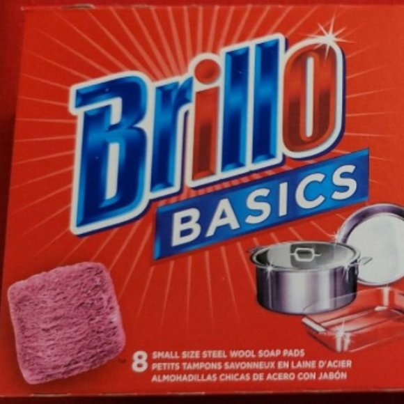 Brillo Kitchen Scrub Pads Brillo Basics Steel Wool Soap Lot Of 2